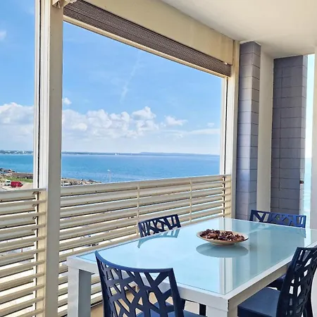 Con Vista Mare Da 4 Posti E Wifi דירה