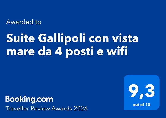 Con Vista Mare Da 4 Posti E Wifi * Gallipoli